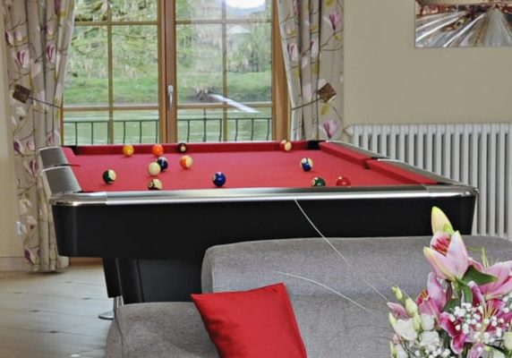 billard chambres d’hôtes Dordogne en bord de rivière Sarlat